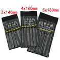 thumbnail image 3 of Dalazy 6 Pcs/set Woodworking File Carbon Steel Rasp Burr Removal Polishing Rough Process Rasp Kit 4x160mm, 3 of 9