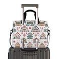 thumbnail image 2 of FORMRS 16" Laptop Bag Carrying Sleeve Case with Handle Travel Shoulder Briefcase, Beige Nordic Christmas House, 2 of 8