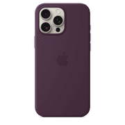 Apple iPhone 16 Pro Max Silicone Case with MagSafe - Plum