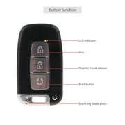 EASYGUARD EC009-K-L PKE car Alarm Remote Start keyless Entry Push Start Button Shock Alarm Warning for dc12V Cars