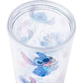 thumbnail image 3 of Silver Buffalo Disney Lilo and Stitch - Vaso de plástico Boba con tapa y pajita, 24 onzas, 3 of 8