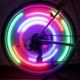 thumbnail image 2 of Luces de radios de bicicleta de montaña, equipo de advertencia para andar en bicicleta, luces de sauce para bicicleta, luces de línea en forma de S de Hot Wheels de colores (2 juegos (10 pie, 2 of 2