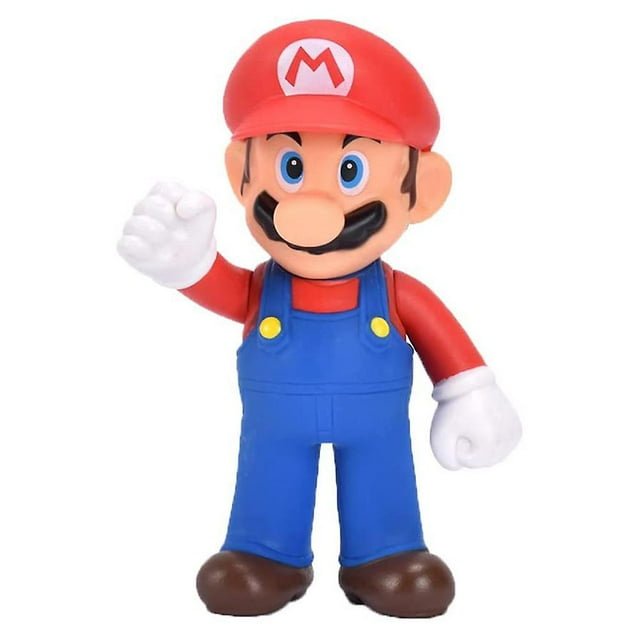 Super Mario Bros Figura Coleccionable ZHCH Mario Luigi Yoshi Peach Mushroom PVC