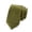 Army Green, variant on Elegant Men's Polyester Solid Narrow Tie For Formal And Wear