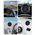 thumbnail image 4 of 4 in 1 Multipurpose 52mm Digital Display Gauge for Fuel Level, Oil Pressure, Water Temperature, Voltmeter with Backlight for Boat RV, 4 of 7