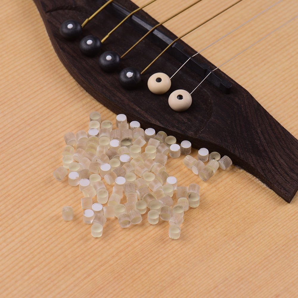 100Pcs Inlay Dot Fingerboard Dots for Mandolin Guitar Bass Banjo Ukulele Fingerboard Dots Diameter 6mm 