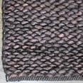 thumbnail image 3 of Hand Woven Jute Eco-Friendly Area Rugs - 8'X10', Rectangle Shape, Brownish Charcoal Color, Solid Plain Pattern, High Pile, Natural Fiber, Outdoor Indoor Handmade Area Rugs For Living Room (J00023), 3 of 8