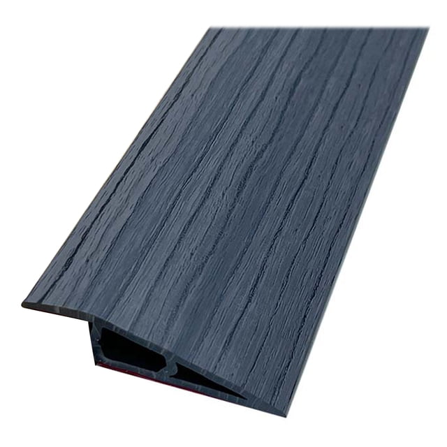 Visland 1/1.5CMx100CM PVC Threshold Ramp Self-Adhesive Floor Transition Strip Non-slip Doorways Carpet Tile Overlap Edge Reducer