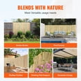 thumbnail image 6 of VEVOR Natural Bamboo Fence Privacy Screen, Eco-Friendly Privacy Bamboo Slat Fence, 6 ft H x 13 ft L Decorative Bamboo Screen Panel, for Garden, Backyard, Balcony, Patio, Pool Side, 6 of 9