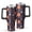 Halloween Elements Pattern, variant on Halloween Ghost & Pumpkin Pattern Tumbler with Handle and Lid,40oz Double Wall Vacuum Insulated Tumbler,Cups Gift for Women and Men