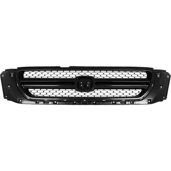 New Aftermarket  Premium Fit Dark Gray Front Grille 75101S9VA01ZJ fits 2003-2005 Honda Pilot LX Sport Utility 4-Door