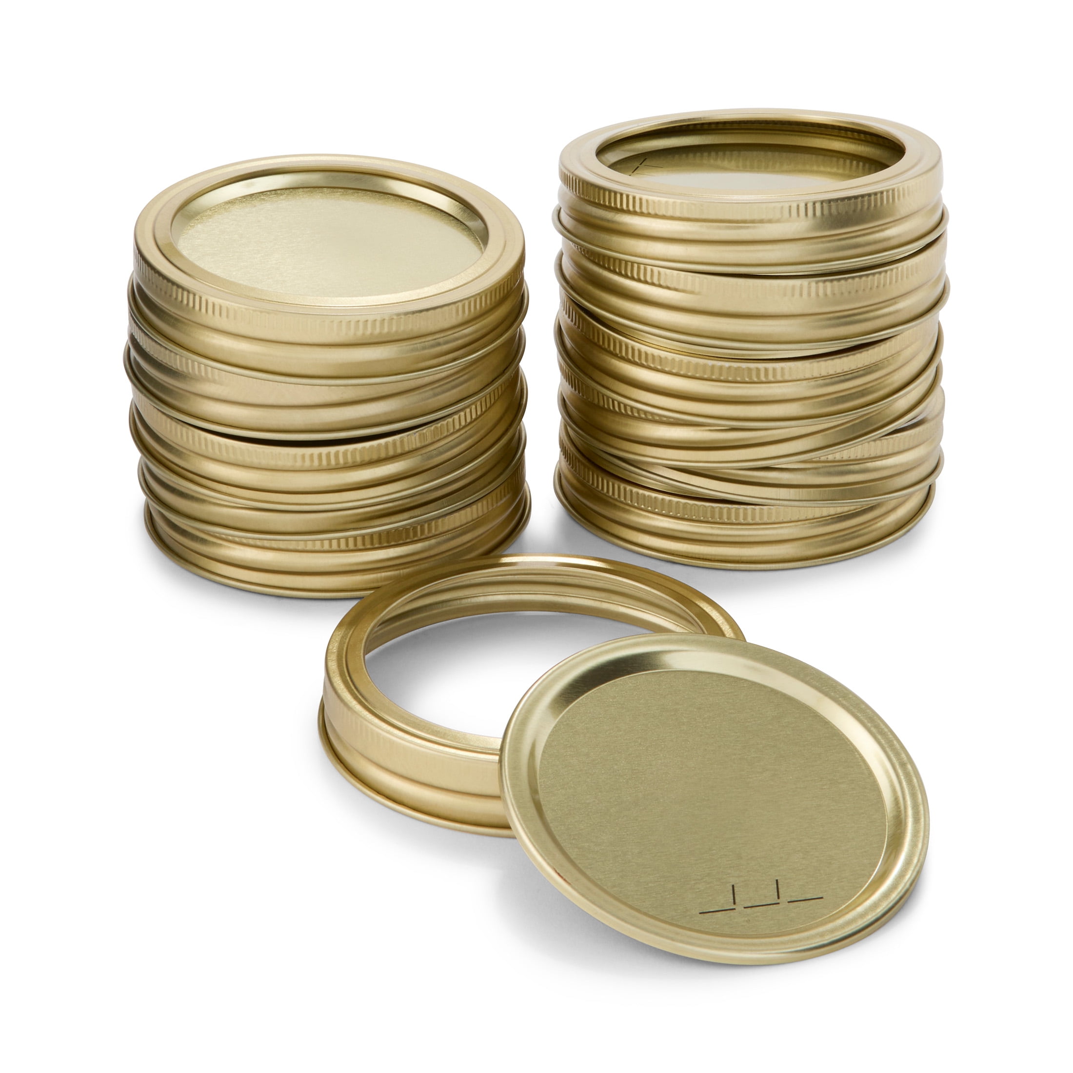 (3 pack) Mainstays 12-Pack Canning Jar Lids and Rings - Wide Mouth, Two-Piece Wide Mouth Mason Jar Lids with Bands for Canning and Preserving, Fits All Brands Wide Mouth Mason Jars