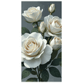 thumbnail image 3 of Elegant White Rose Design Background Backdrop Banner Party Decorations for Weddings Anniversaries Celebrations Photography Props, 3 of 8