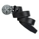 thumbnail image 2 of Cinturones de nudo celta Baoblaze para hombre de cuero PU negro, 2 of 4