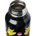 thumbnail image 4 of Silver Buffalo Pokemon Ball and Pikachu Stainless Steel Water Bottle with Strap, 27 Ounces, 4 of 8