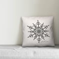 thumbnail image 2 of Creative Products Let It Snow Snowflake 16x16 Spun Poly Pillow, 2 of 2