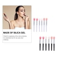 thumbnail image 3 of 12Pcs Silicone Lip Brushes Small Cosmetic Makeup Lipstick Brushes Applicator, 3 of 6