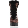 thumbnail image 2 of Jessica Simpson Mikah Leopard Pull-on Hiker Block Heel Lace up Combat Booties (Leopard, 5.5), 2 of 8