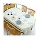 thumbnail image 1 of Cubierta de mesa decorativa, mantel rectangular, mantel impermeable de PVC a prueba de aceite, cubierta de mesa impermeable, rendimiento lleno de energía, 1 of 8