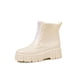 thumbnail image 4 of Botas de lluvia de fondo grueso de moda para mujer, botas de lluvia de fondo suave antideslizantes con tubo medio impermeables, 4 of 6