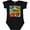 AB-Black, variant on Inktastic Little Sister Comic Book Girls Baby Bodysuit