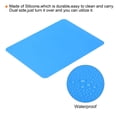thumbnail image 4 of Uxcell 11.73'' x 9.06'' Silicone Mat Resin Casting Crafts Pad Non-Slip Nonstick Sheets Protector Blue, 4 of 6