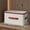 42L, variant on NEW Household Storage Box Heavy-duty Hard Shell Cotton Linen Zipper Storage Organizer Box with Lid for Clothes Toys Blankets