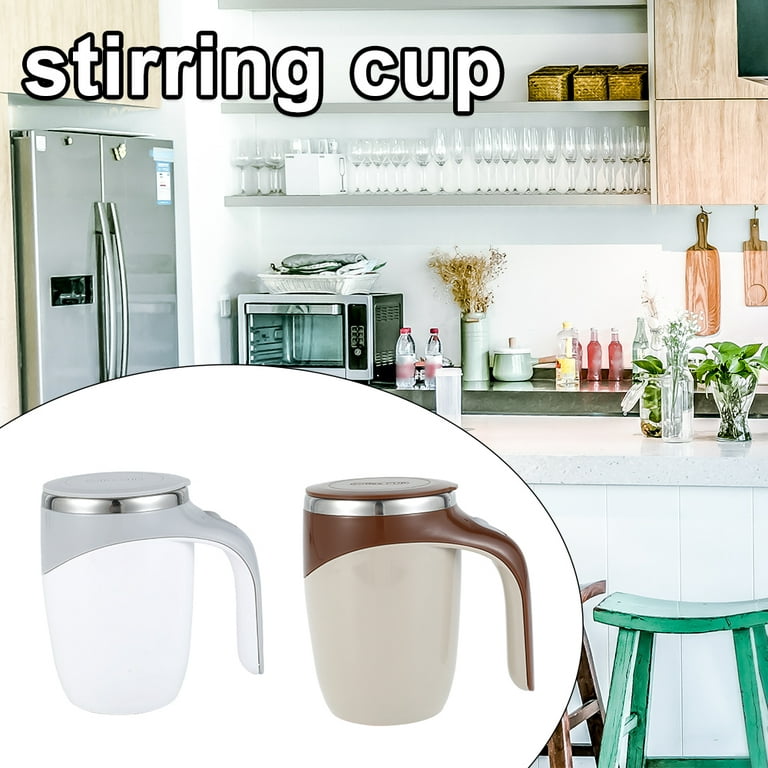 Toma 400ML Automatic Self Stirring Mug Stainless Steel Rechargeable Milk  Tea Mixing Cup Mixer Thermal Water Cups Supply Office 