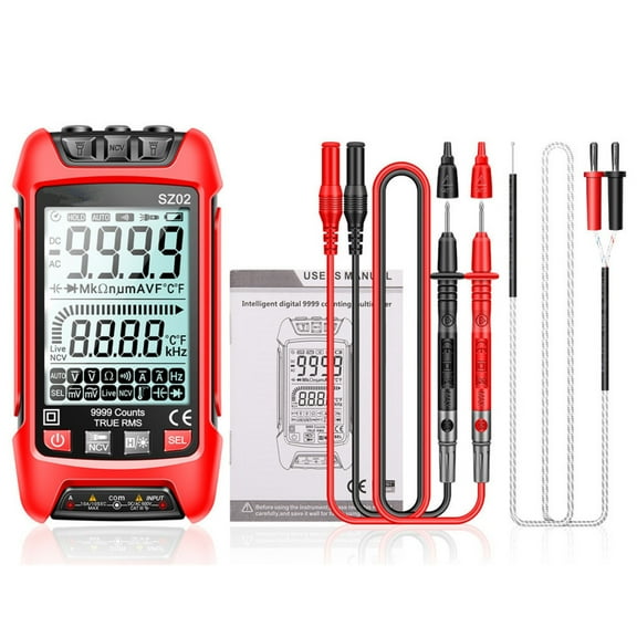 Intelligent Multimeter with Backlit Display Elec Testers Repair Tool