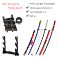 thumbnail image 5 of 41 inches Roronoa Zoro Sword Set with Belt and Holder, Wado Ichimonji & Kitetsu & Yama Enma, 5 of 5