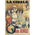 thumbnail image 3 of Louis Bergé 14x18 Black Modern Framed Museum Art Print Titled - The Cigale John Hewelt (1880-1900), 3 of 5