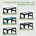 thumbnail image 5 of RayChee 48" Multi Game Tables 15-in-1 Combo Tabletop w/Foosball, Air Hockey, Pool, Ping Pong, Basketball, Chess, Poker, Bowling, Shuffleboard for Family Fun, 5 of 8