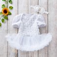 thumbnail image 4 of Godom Little Girls Dress Summer Cotton Backless High Low Hem Beach Casual Sundress Birthday Dress, 4 of 5