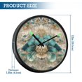 thumbnail image 3 of Indoor 12' Voice-Activated Luminous Decoration Wall Clock With LED Night Light Beautiful Realistic, 3 of 8