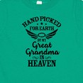 thumbnail image 4 of Inktastic Handpicked for Earth by My Great Grandma in Heaven Boys or Girls Baby T-Shirt, 4 of 5
