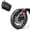 Black, variant on Motorcycle Disc Brake Lock with Alarm, Anti-Theft Disk Lock with 1.2m Reminder Cable, for Scooter and E-bike Security