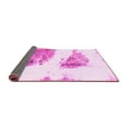 thumbnail image 2 of Ahgly Company Indoor Round Abstract Pink Modern Area Rugs, 8' Round, 2 of 4