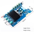 thumbnail image 2 of Placa Amplificadora de Potencia Digital HIFI TPA3255 Clase D de 600 W para Subwoofer, Baja Frecuencia Ajustable CC 19 V-50 V., 2 of 5