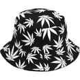 thumbnail image 5 of CoCopeaunts Maple Leaf Bucket Hat for Women Wide Brim Sun Protection Couple Summer Cotton Foldable Men Fisherman Hats All-Match, 5 of 8