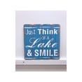 thumbnail image 1 of Lake and Smile Wooden Sign Wall Decor, 1 of 1