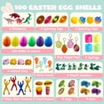 thumbnail image 2 of Huevos de Pascua precargados JOYIN, 100 unidades, con varios juguetes y pegatinas, 2 of 7