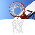 thumbnail image 2 of YAHHU Durable All‑Weather Anti‑Whip Basketball Net – Polyester, White, Fits Standard Indoor/Outdoor Rims, Lightweight & Portable, 2 of 7