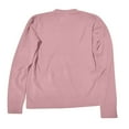 thumbnail image 3 of Tianiyouqing Merino Wool Sweaters for Women, 100% Merino Wool Pullover Long Sleeve Mock Neck Sweater Lightweight Knit Top Pink L, 3 of 4