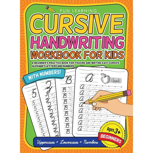Cursive Handwriting Workbook For Kids Beginners A