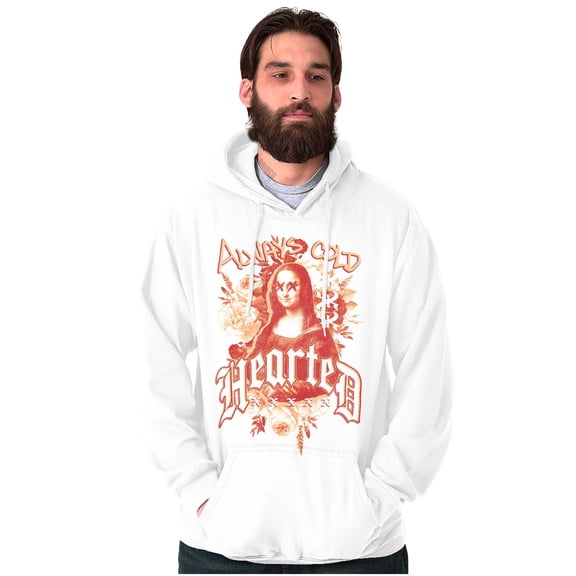 Urban Mona Lisa Always Cold Hearted Hoodie Sweatshirt Women Men Brisco Brands S