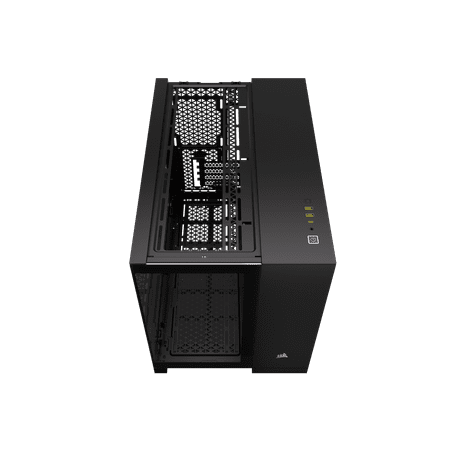 CORSAIR - 2500X Micro ATX Mid-Tower Dual Chamber SFF Case - Black