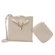 thumbnail image 3 of 2 unids/set bolso de mano de cuer mujer, bolso de mano, bolso de mano, bolsos de mensajero Beige Hugo Bolsos de mano para mujeres, 3 of 7