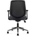 thumbnail image 3 of Ergonomics Shield-Shape Backrest Office Chair with Adjustable Armrest and Metal Plating Base (VX016), 3 of 3