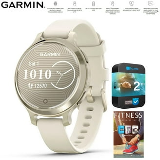 Garmin Lily 2 Small and Stylish Smartwatch Cream Gold with Coconut