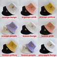 thumbnail image 2 of New Unisex Outdoor Fishing Hat Sport Hip Hop Summer Beach Sun Caps Fisherman Cap Bucket Hat Double-Sided YELLOW PINEAPPLE, 2 of 7